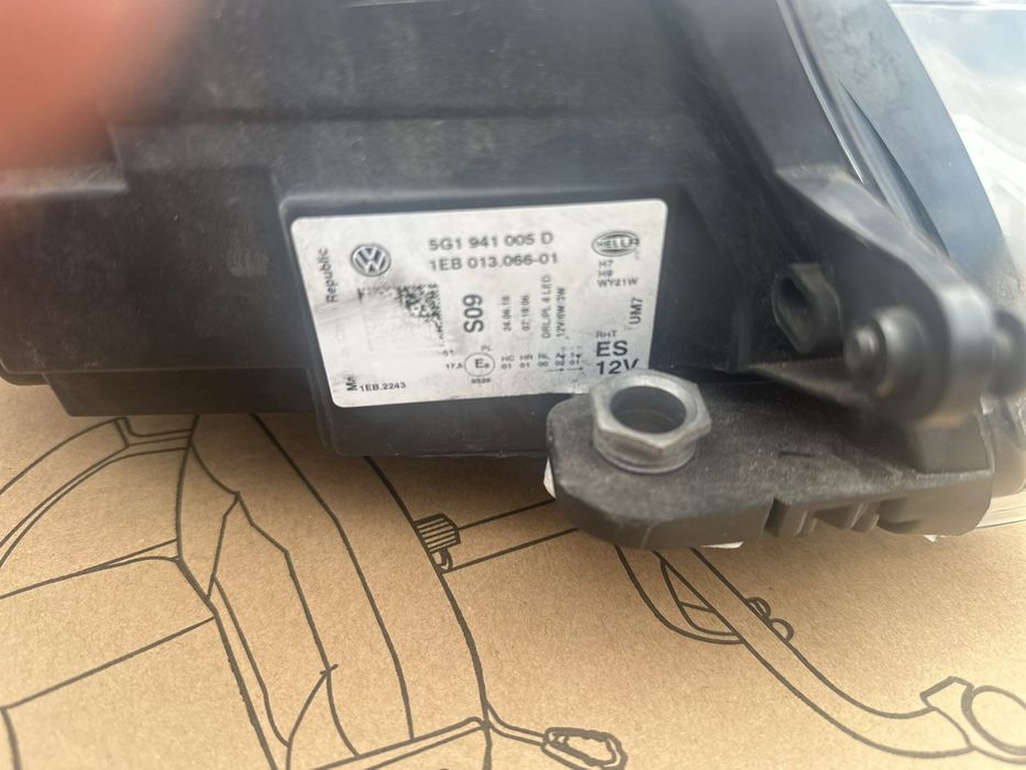 Фари volkswagen golf 7