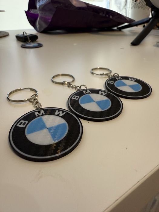 Porta-chaves personalizaveis em 3D