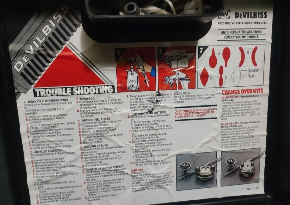Pistola de pintura Devilbiss