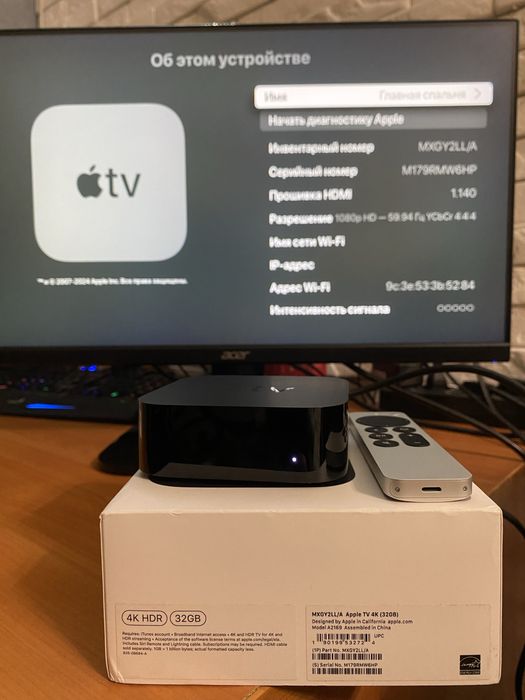 Apple TV 4K 32Gb MXGY2 , стан відмінний