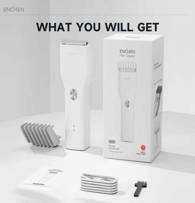 Enchen Boost тример, машинка для стрижки волосся / бороди