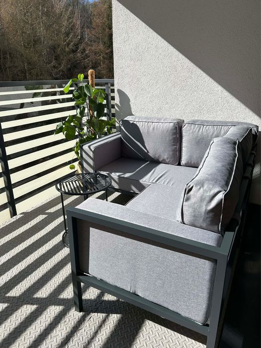 Narożnik ogrodowy tarasowy aluminiowy na wymiar