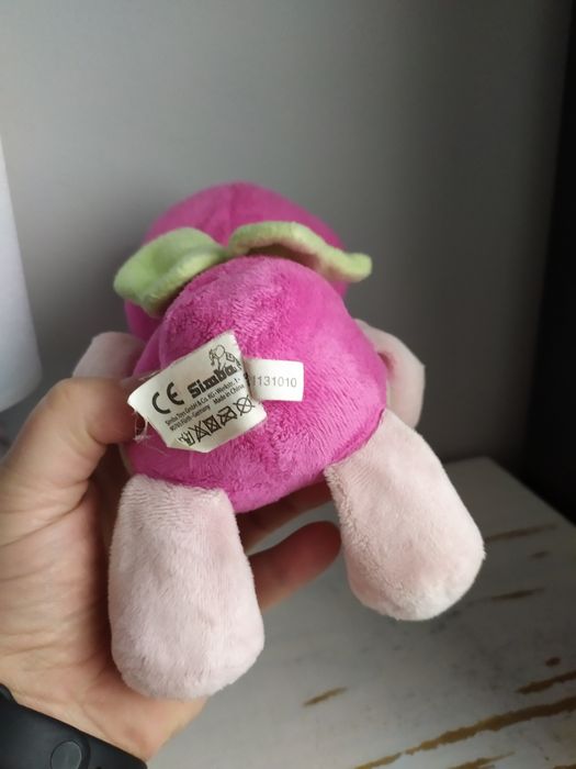 Pszczoła kolorowa różowa Simba maskotka pluszak przytulanka