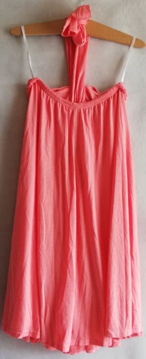 Koralowa sukienka APART rozm. 38