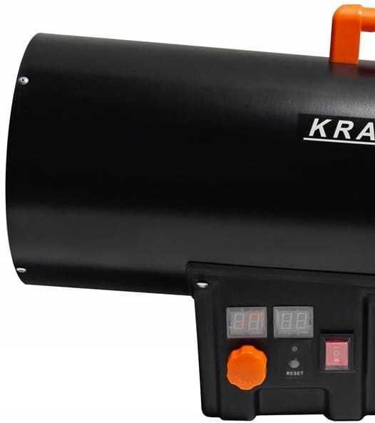 Nagrzewnica gazowa 40kW termostat reduktor LCD + wąż KD11701