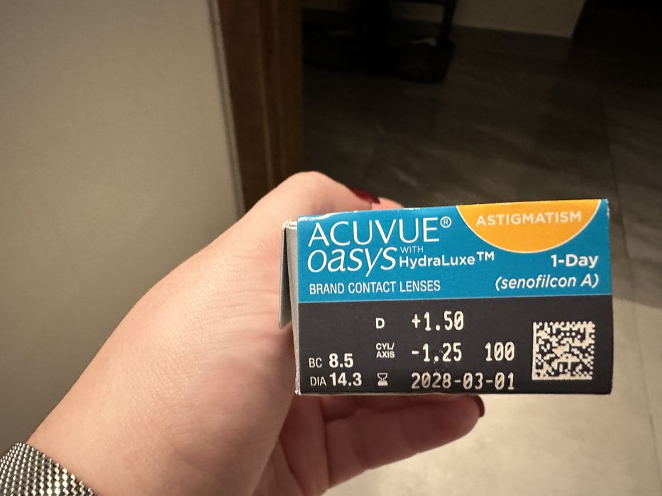 Soczewki ACUVUE oasys +1,50