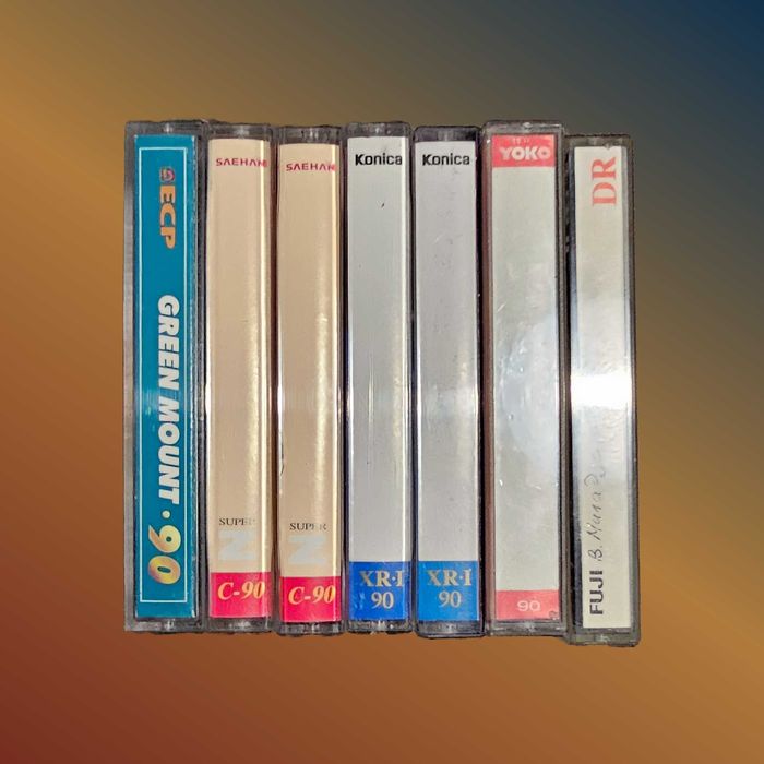 Лот аудіокасет Type I, 90 min