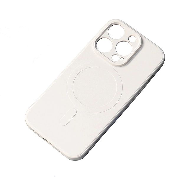 Etui Silicone Case z MagSafe na Samsung Galaxy A36/5G - beżowe