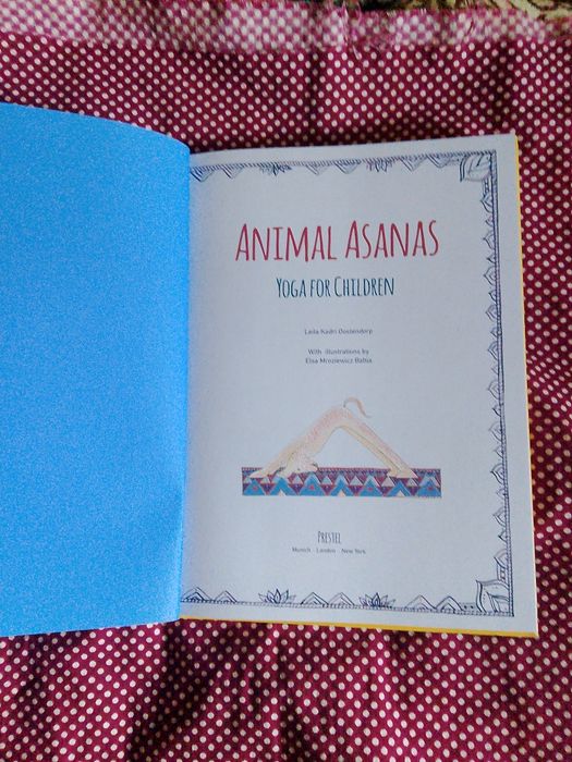 Книга на англійської. Йога для дітей - Асани тварин