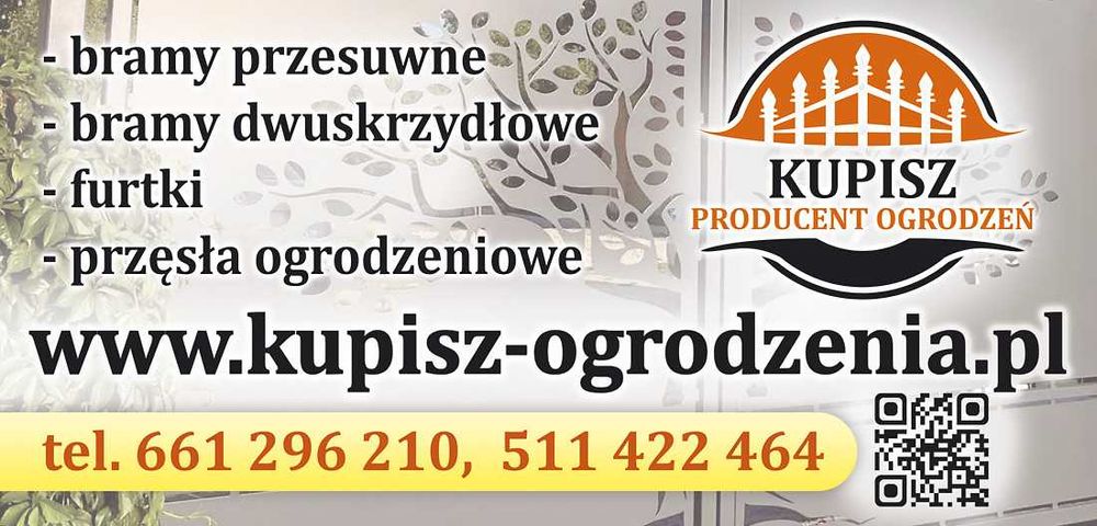 Brama wjazdowa 4m + furtka