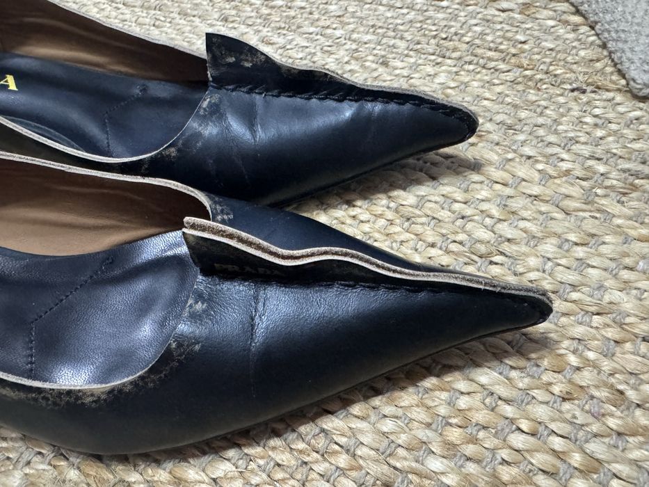 Prada czolenka skorzane rozm 39/40