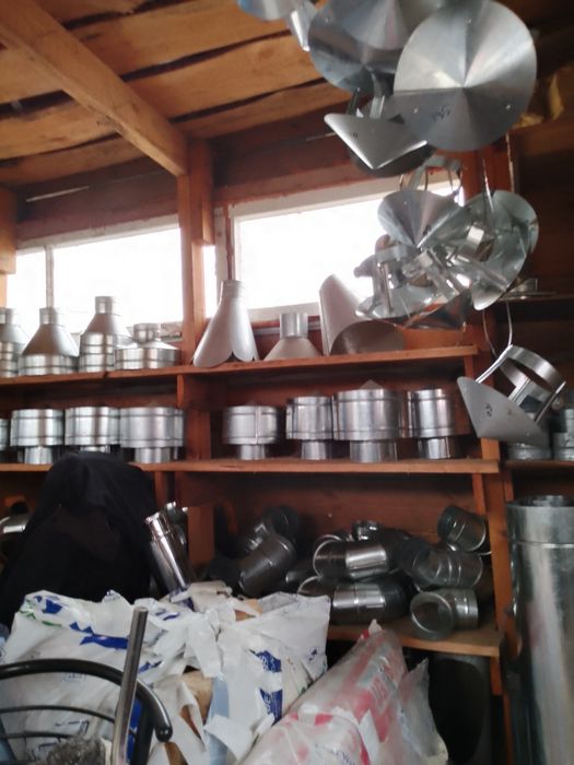 Изделия из оцинковки, крашенного и нержавейки.