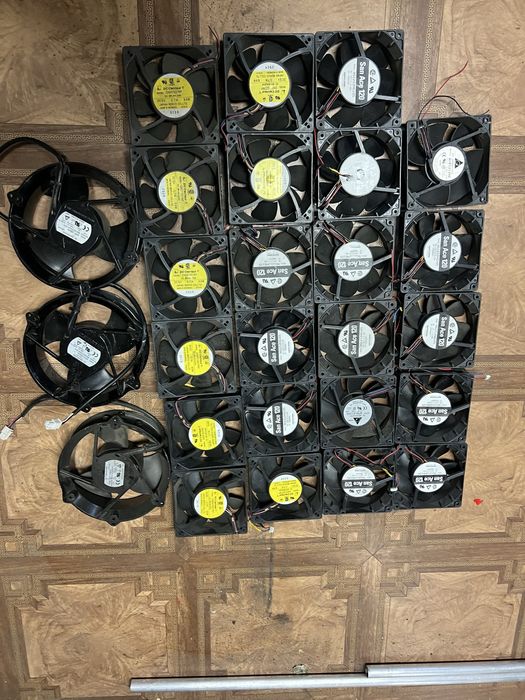 продам куллера вентиляторы промышленные 12/24 вольта