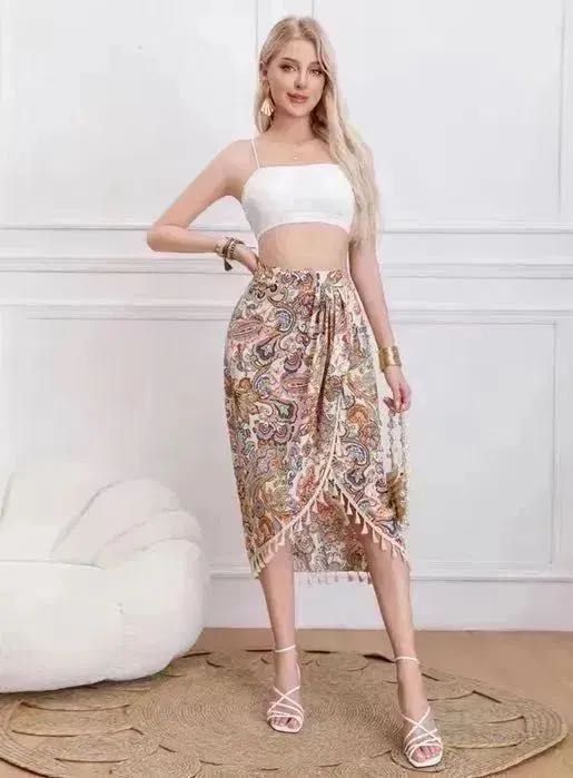 Спідниця з воланами