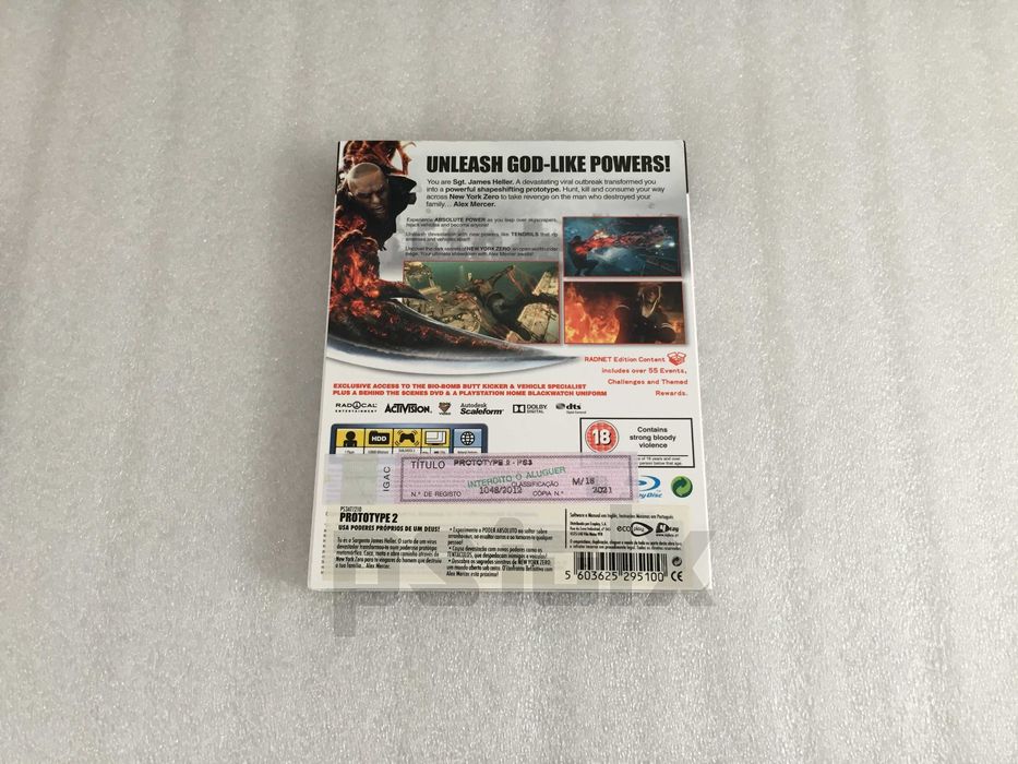 Prototype 2 Limited Edition playstation ps3
