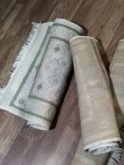 Conjunto de três tapetes quarto