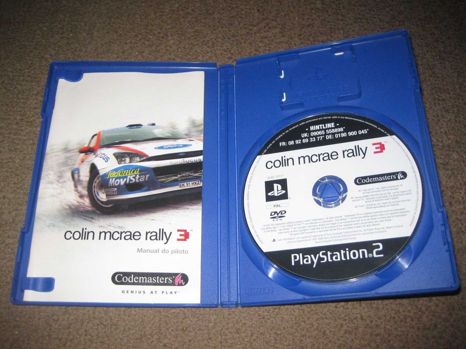 Jogo "Colin McRae Rally 3" para PS2/Completo!