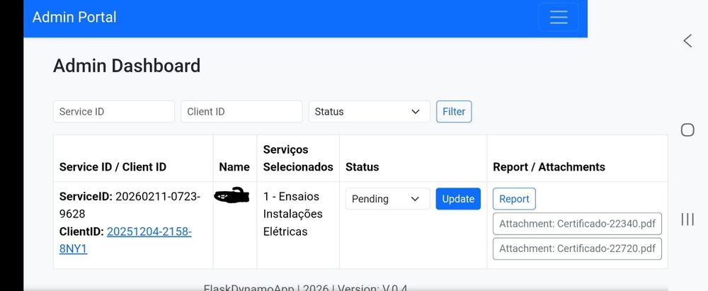 Applicações Web Serviços