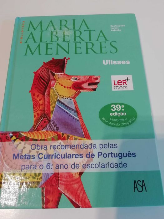 Livro "Ulisses" de Maria Alberta Menéres, PNL 6º ano.