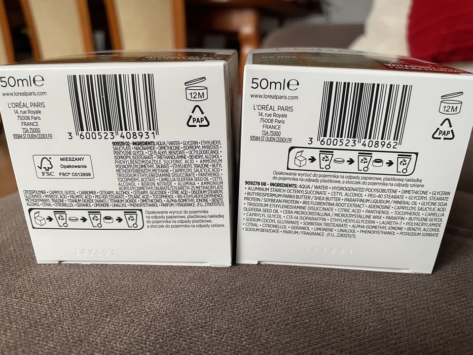 Zestaw kremów l’oreal ekspert wieku 70+ dzień i noc