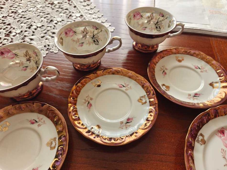 zestaw kawowy z porcelany