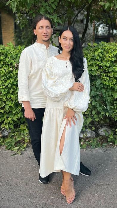 Парні комплекти сімейні вишиванки сукня сорочка