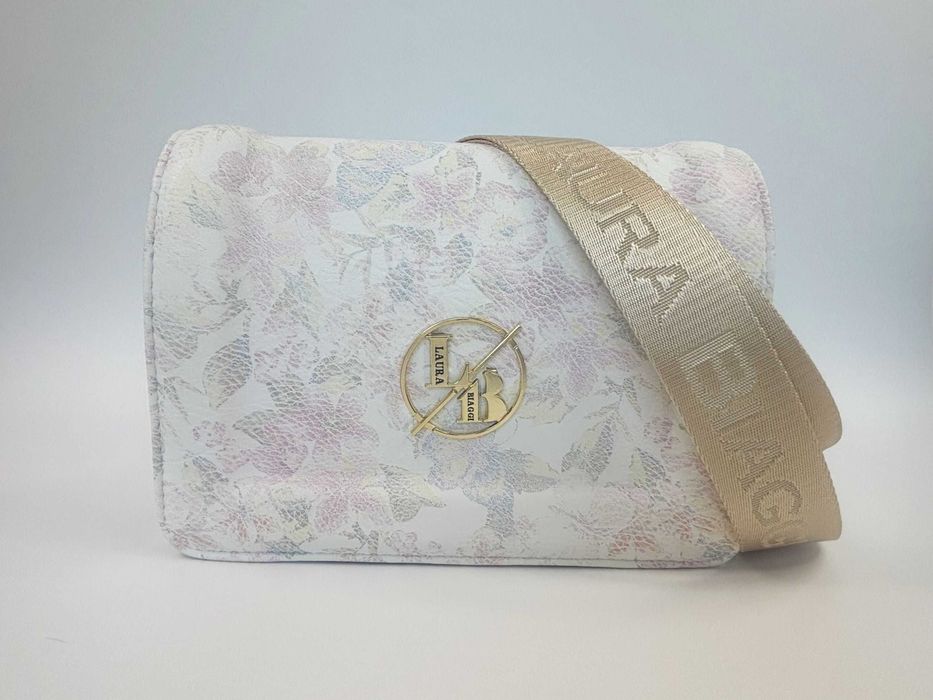 TOREBKA, Laura Biaggi,  listonoszka, biała