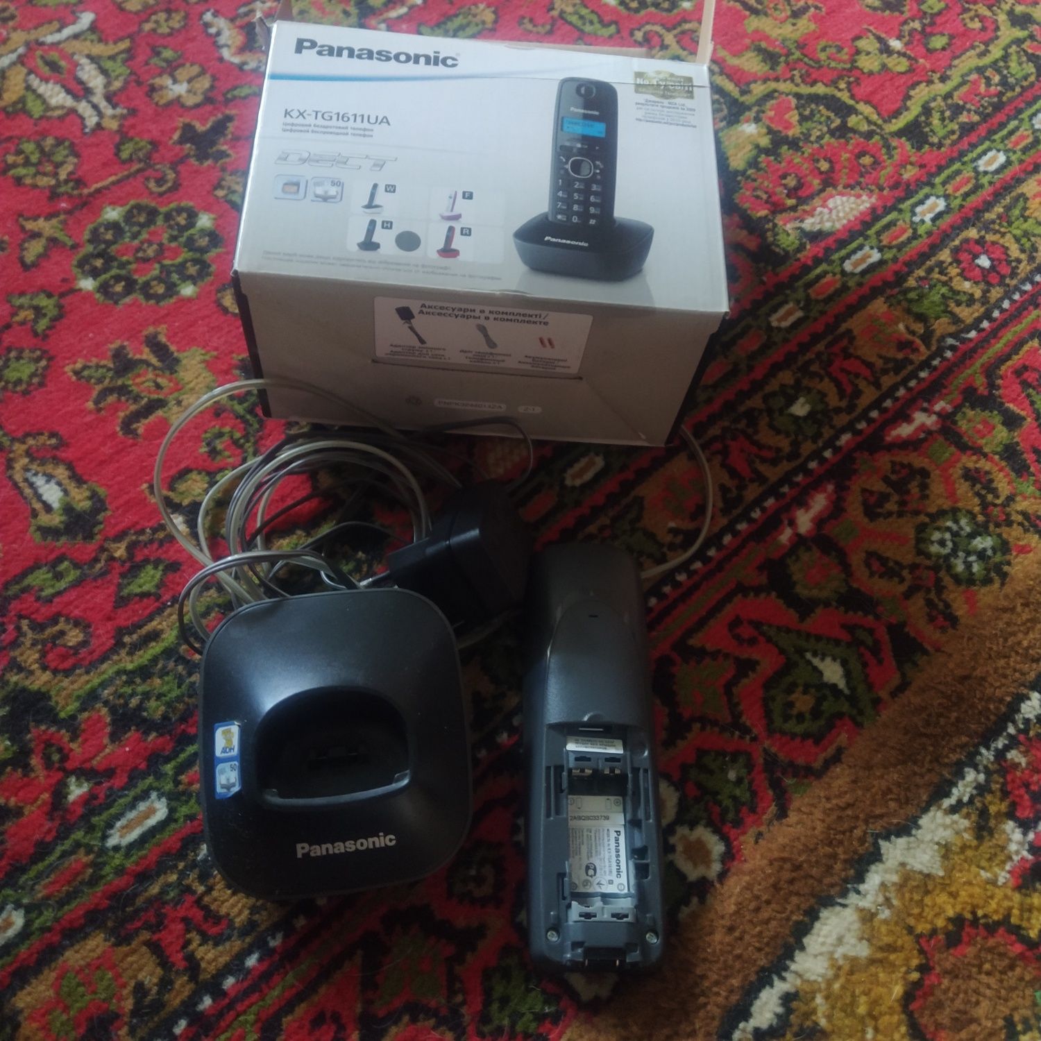Беспроводной,Радиотелефон Телефон Panasonic KX-TG 1611 UA , Voxtel: 200  грн. - Стационарные телефоны Запорожье на Olx