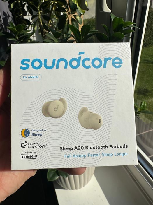 Słuchawki Soundcore Sleep A20 Dokanałowe bezprzewodowe białe TOMI-TECH