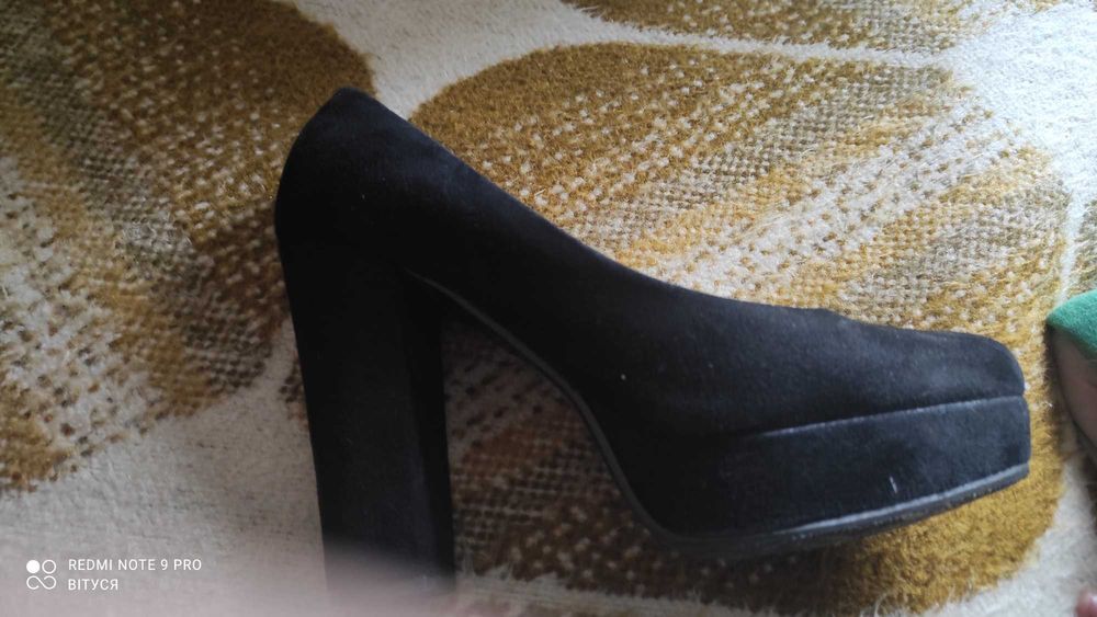 Туфлі  з екозамшу