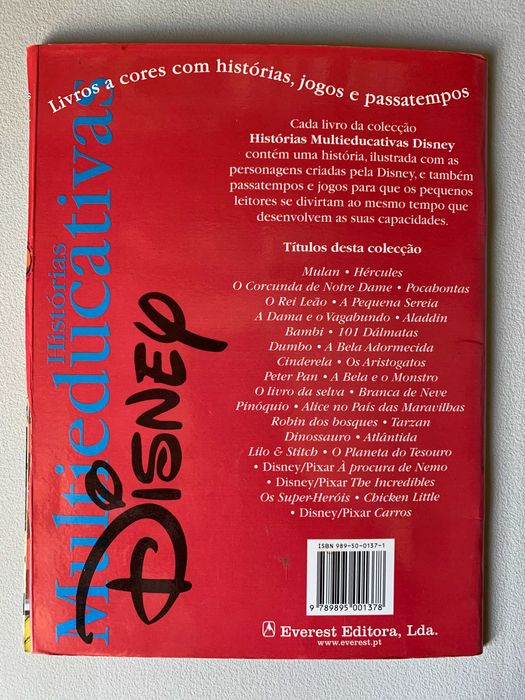 Carros - Histórias Multieducativas Disney