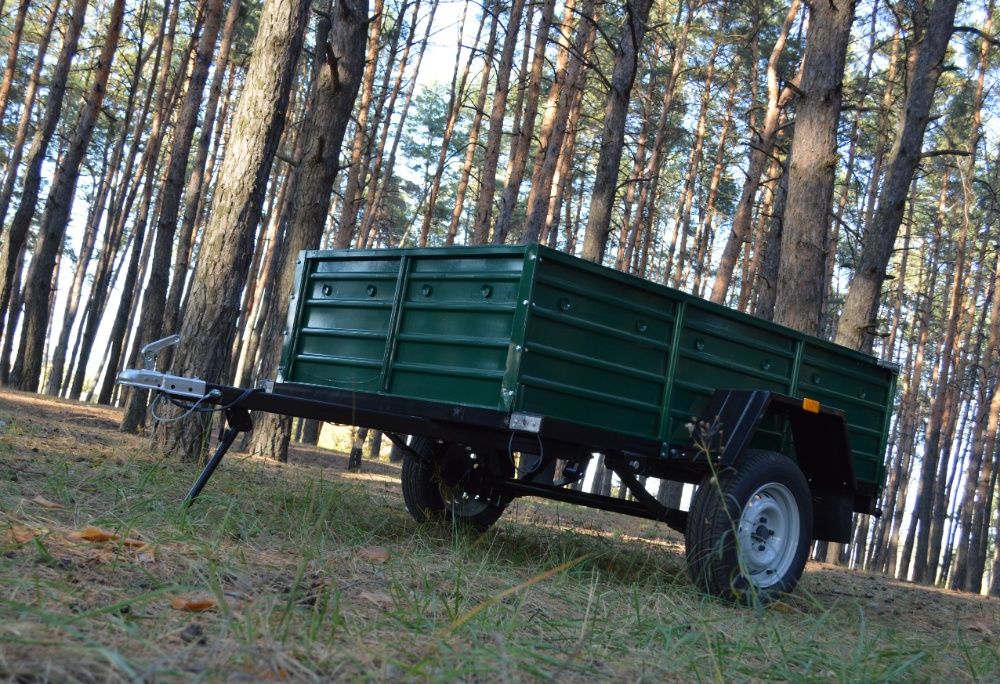 Одноосний Прицеп в наявності оцинкований борт 2200мм. Авто причеп