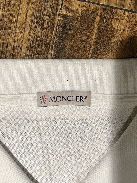 Поло moncler белое