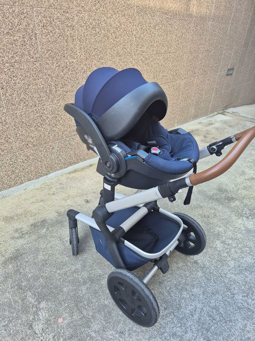 Carrinho Jollz Day 3 Parrot Blue - Conjunto completo em excelente estado