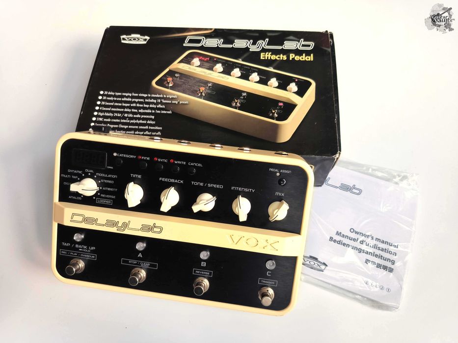 Вітринний VOX Delay Lab ділей та лупер педаль ефектів looper