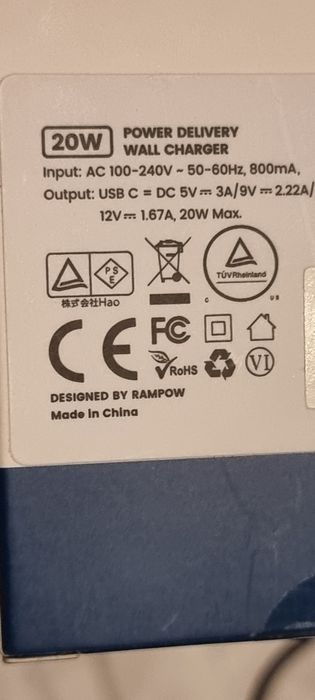 20w USB Type C 3.0 Fast Charger64585674919042121