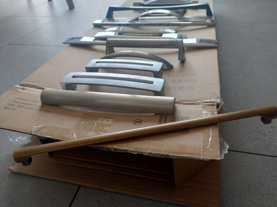 Uchwyt meblowy pojedynczych stal chrom reling gałka