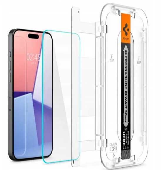 Szkło hartowane Spigen do Apple iPhone 15 Pro Max 2 szt.
