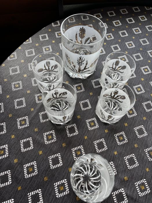 Szklanki do whisky plus pojemnik na lód