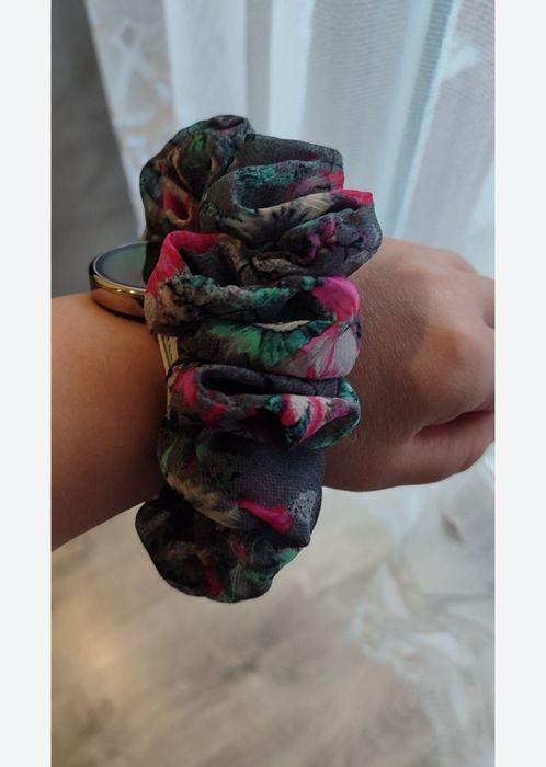 Scrunchie do włosów rozm L Szyfon