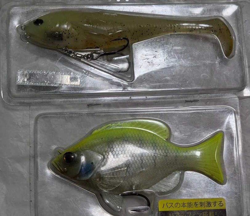 Фирменные большие силиконовые приманки Raid Japan, Megabass, Jackall