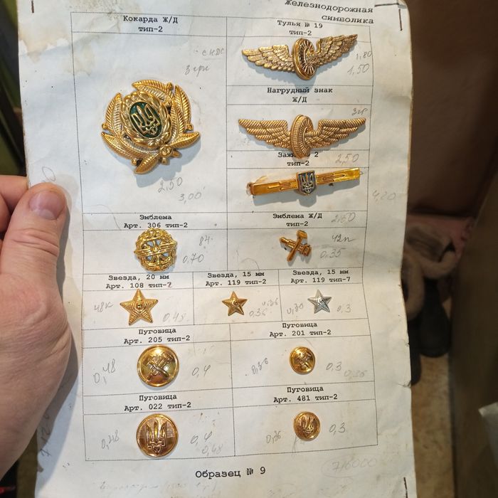 Железнодорожная символика лист