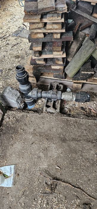 Material de rega, tubo preto 2"