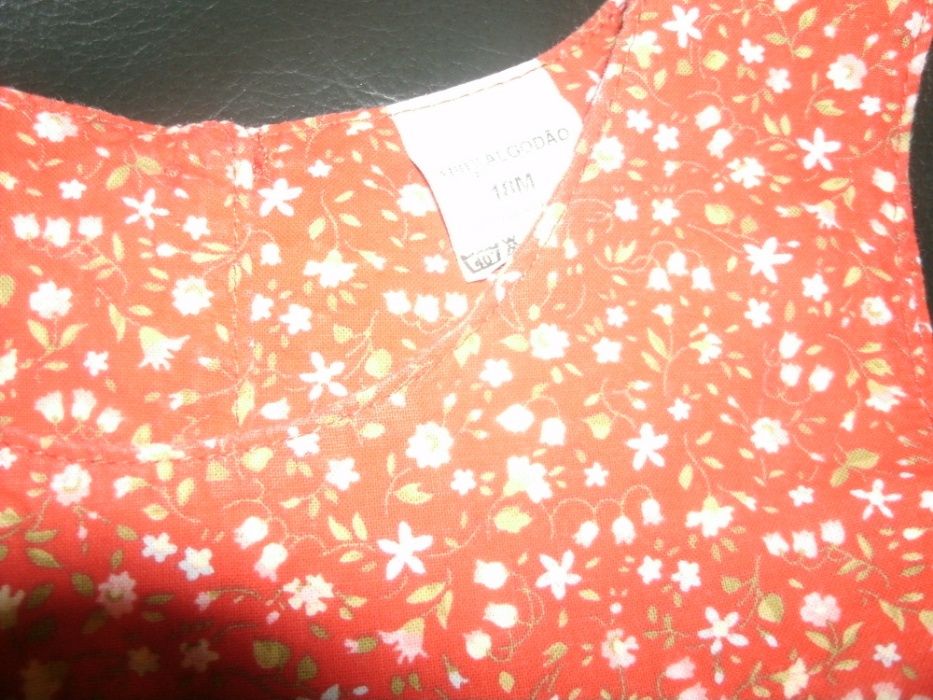 vestido da girândola - 18 meses