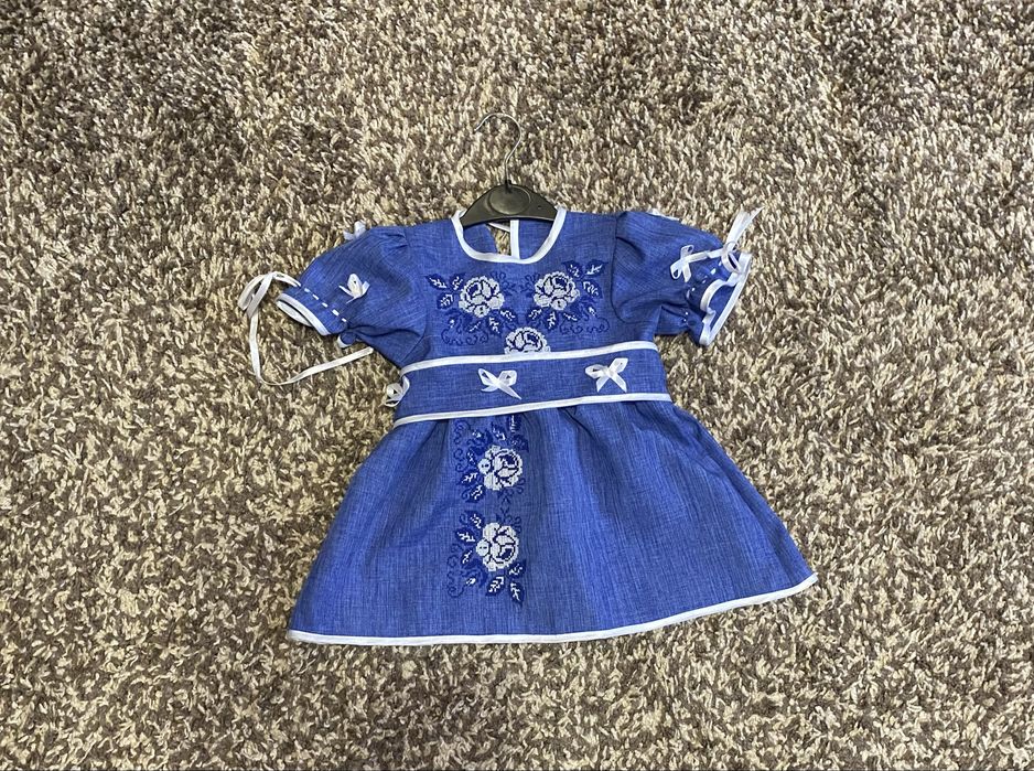 Вишиванка плаття 9-12 мес.
