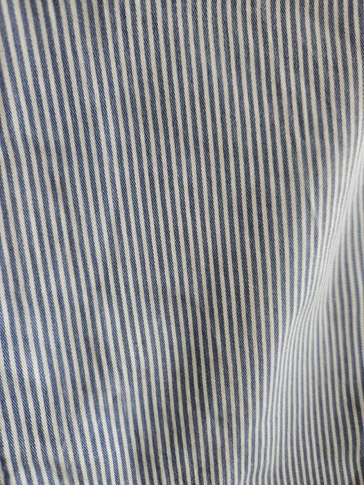 Calças às riscas azuis e brancas Stradivarius Tamanho 38