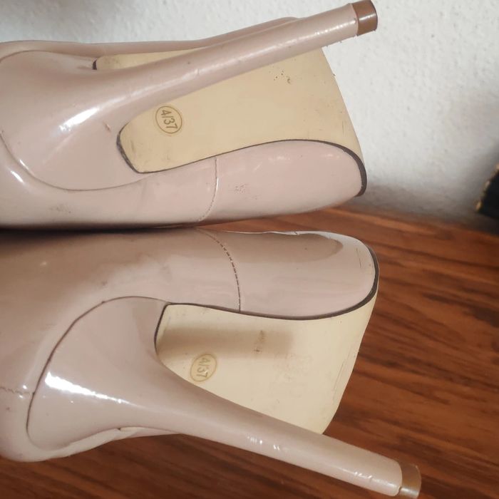 Sapatos Salto Agulha 37 Beje