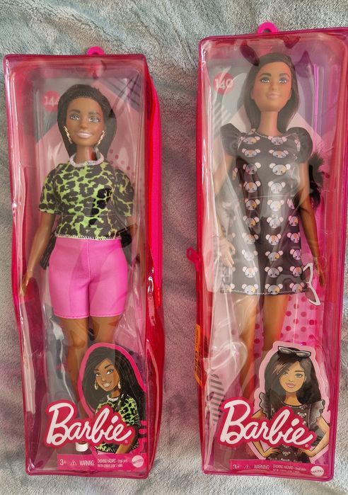 Barbie lalki Fashionistas nr 140 i 144, 2 sztuki