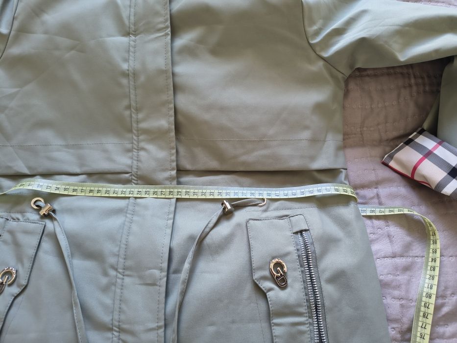 Kurtka damska parka jasny khaki M
