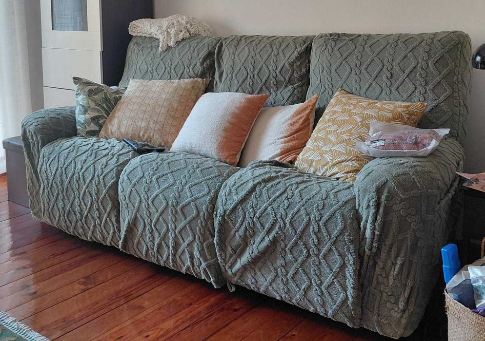 Sofá - 3 lugares relax - Conforama